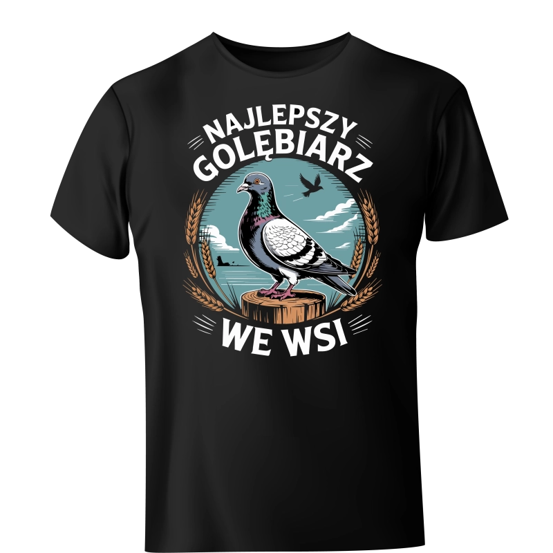 Koszulka najlepszy gołębiarz we wsi
