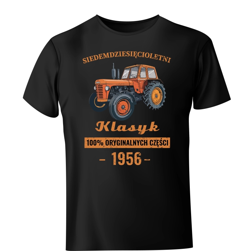 Koszulka 70 letni klasyk ursus prl - Ermodo.pl