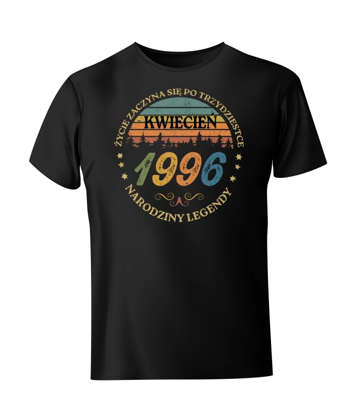Koszulka Życie zaczyna się po trzydziestce 1996 kwiecień