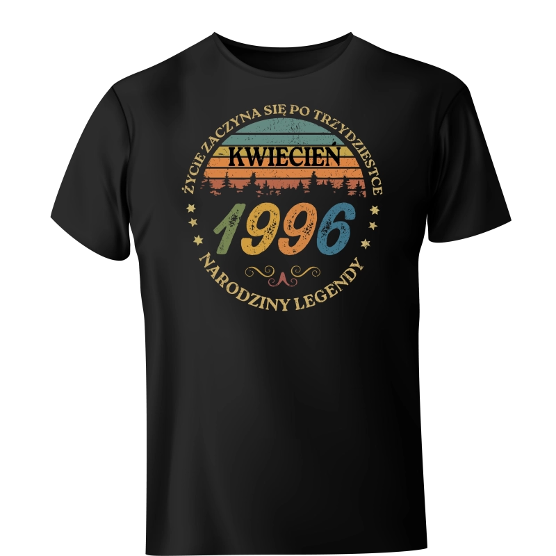 Koszulka Życie zaczyna się po trzydziestce 1996 kwiecień
