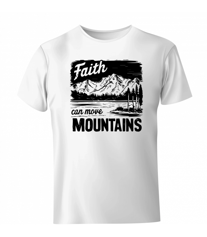 Koszulka Faith can move mountains