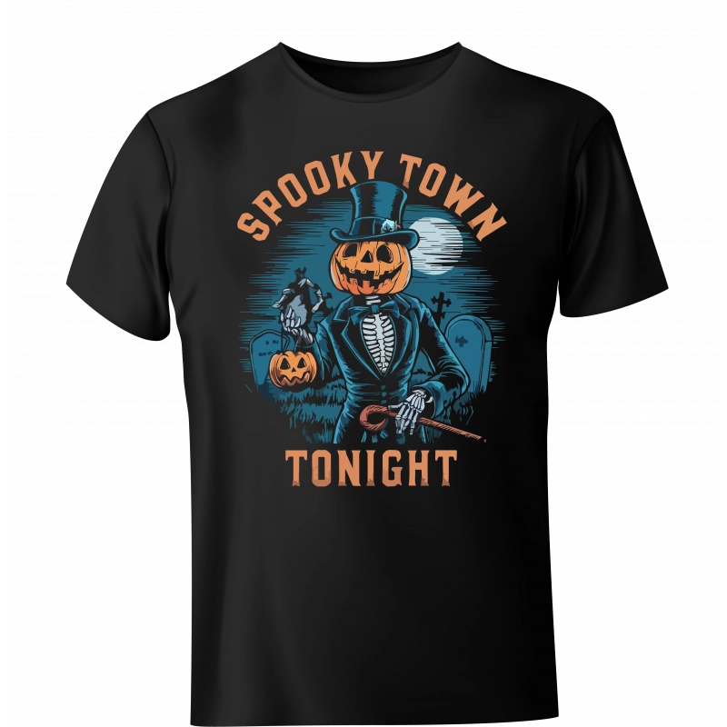 Koszulka Spooky town tonight