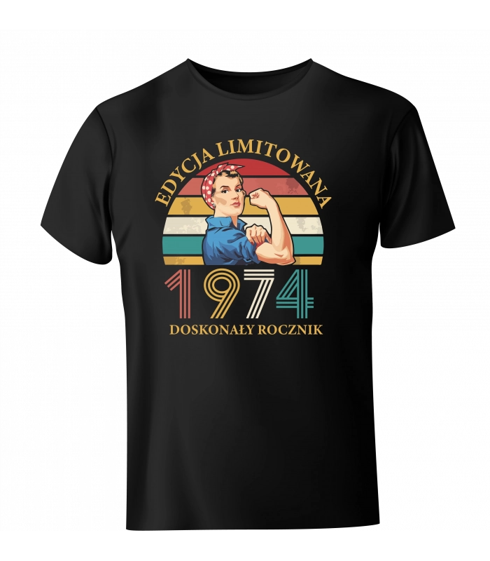 kopia Koszulka Edycja limitowana 1974 Doskonały rocznik