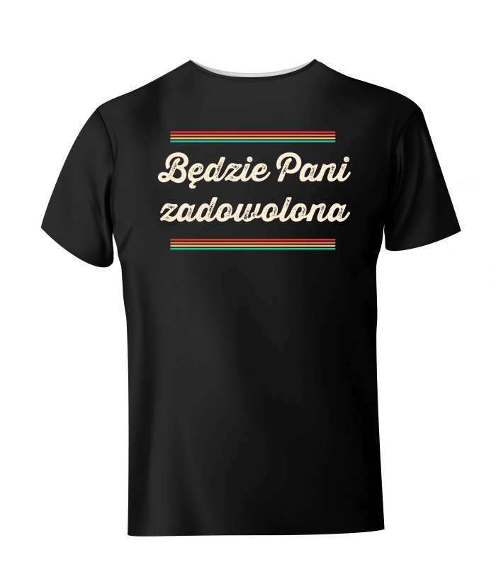 Koszulka personalizowana obustronne (Będzie Pani zadowolona)